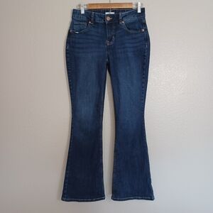 M JEANS BY MAURICES Classic Blue Regular Flare Original Fit Mid Rise Jeans